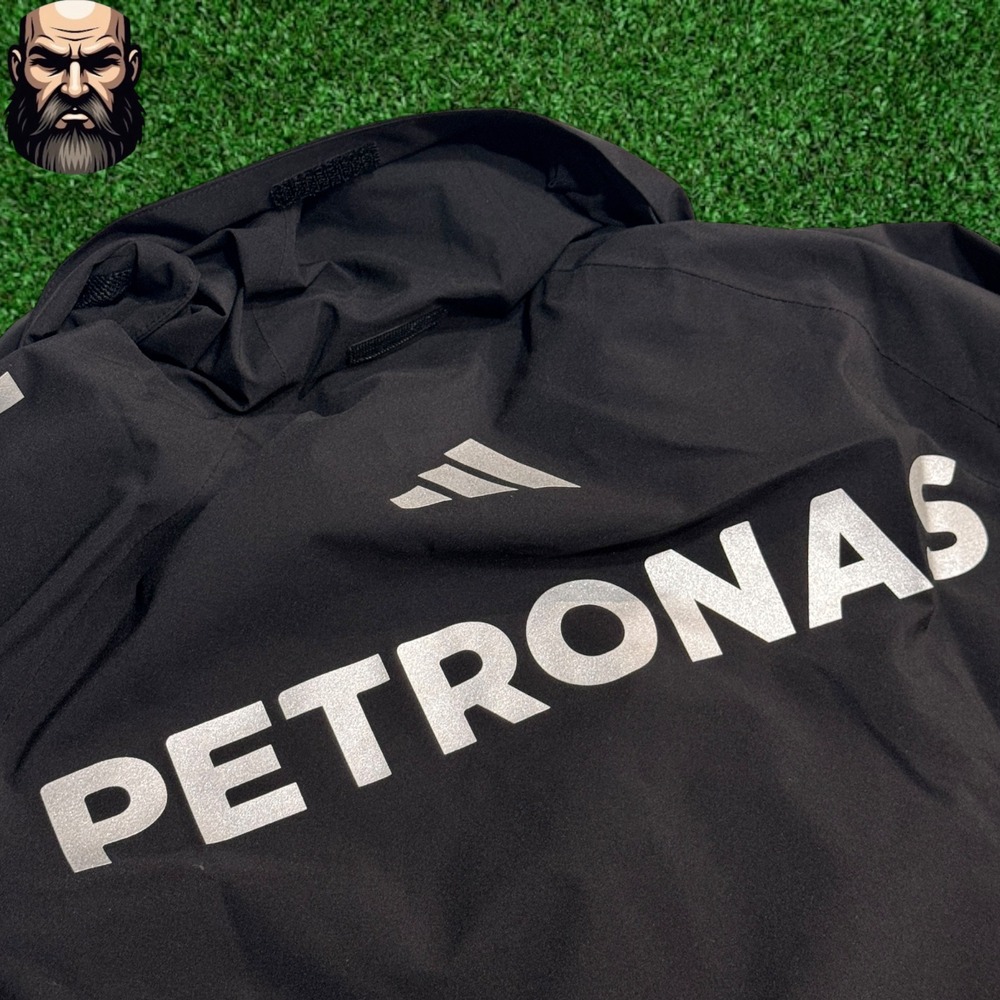 adidas Mercedes AMG Petronas Formula Team Mechanics Jacket JX0760 Men's Size S - Picture 4 of 5